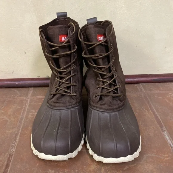 Native Brown Lightweight Waterproof Jimmy Rain Boots - Unisex - Picture 2 of 7